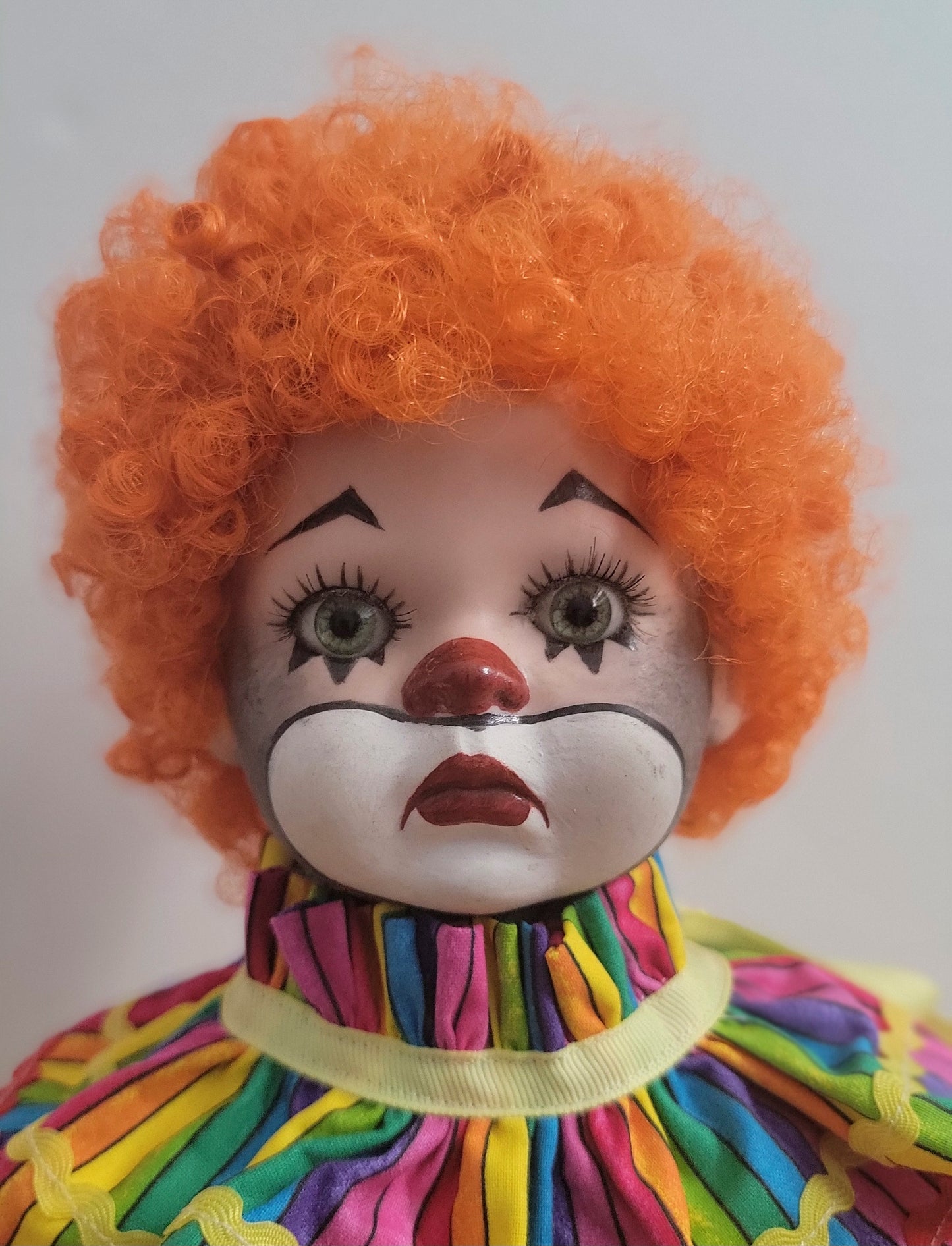 Porcelain Clown -  One of a Kind Artist Doll